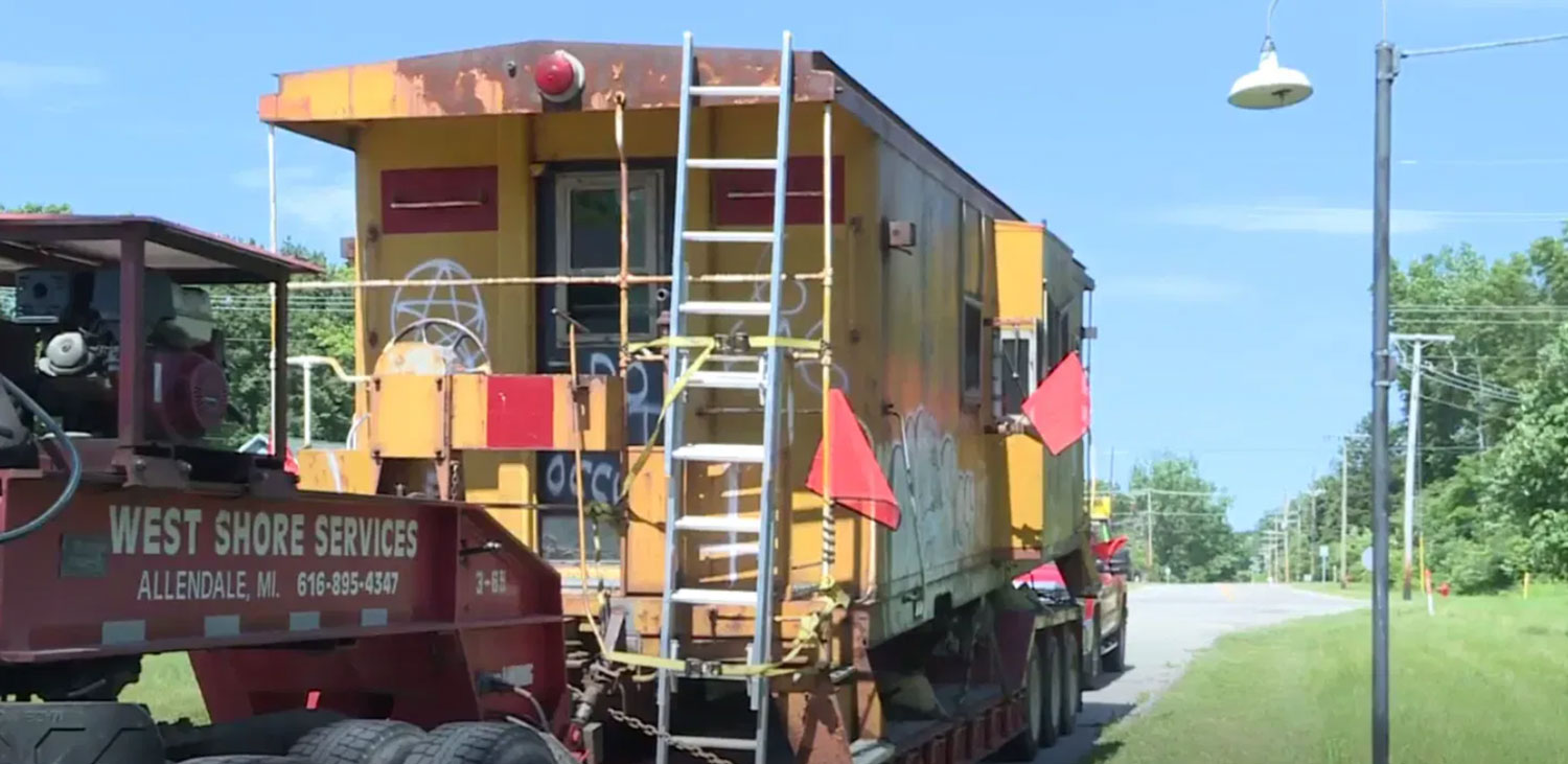 yellow caboose