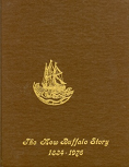 brown book cover reading 'the new buffalo story 1834-1976'